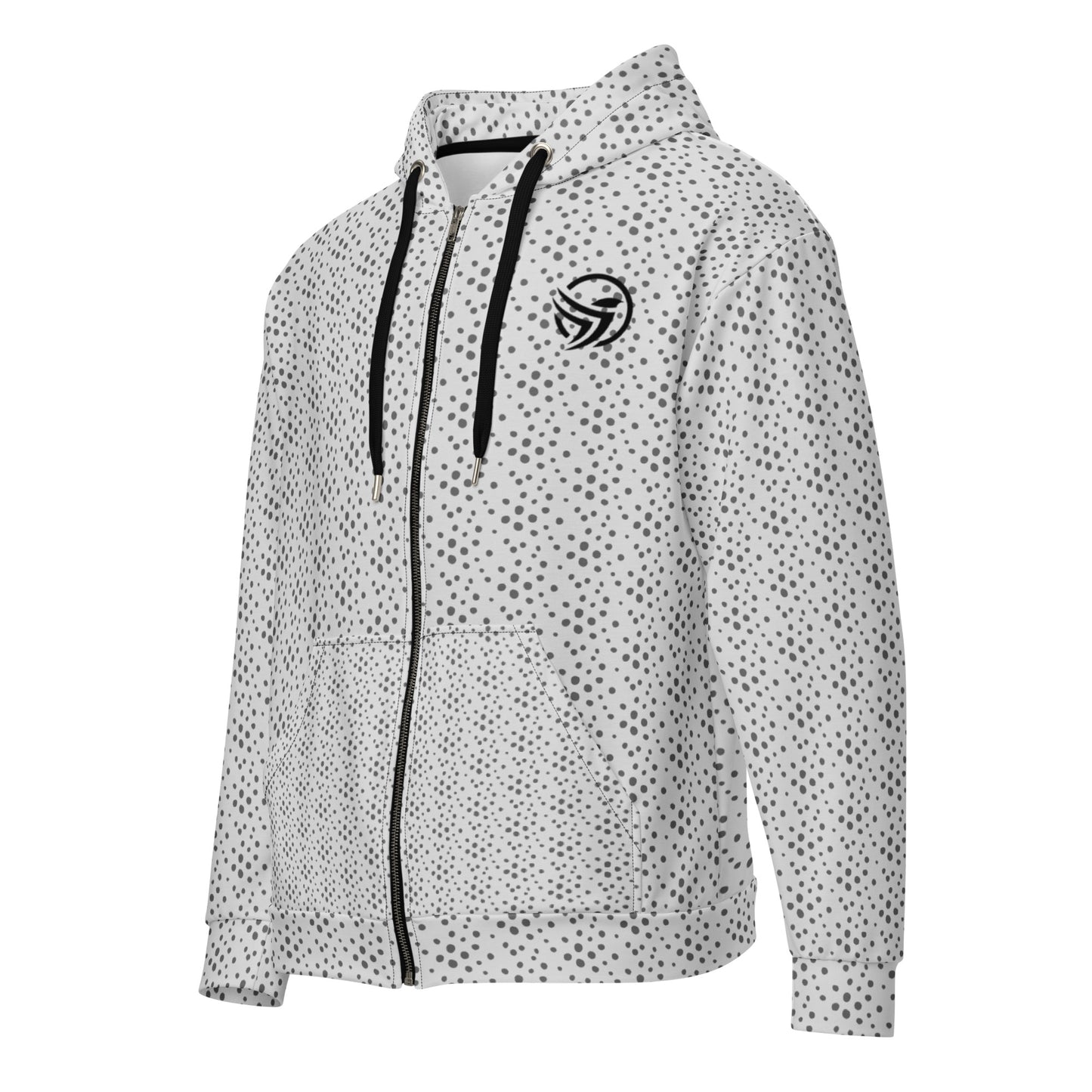 Unstax Scattered Unisex zip hoodie