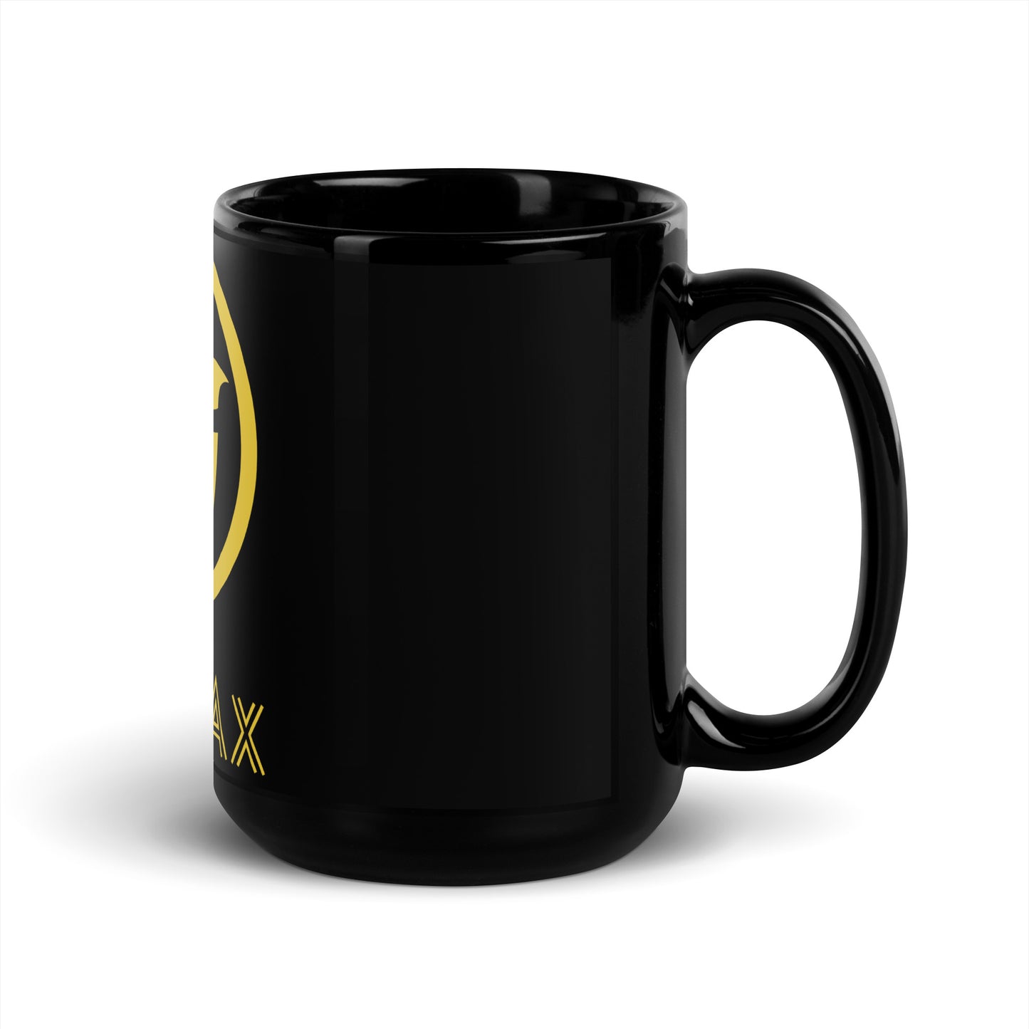 Unstax Black Glossy Mug