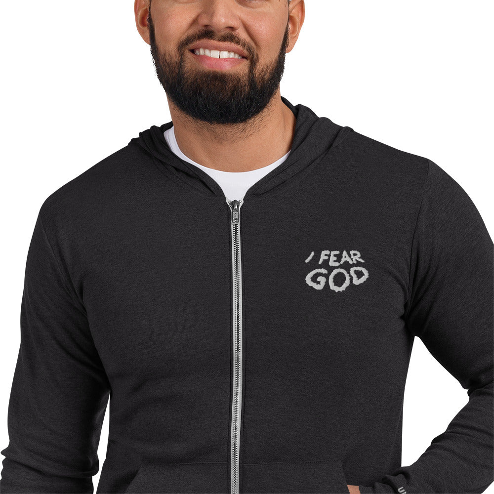 I Fear God. Unisex zip hoodie