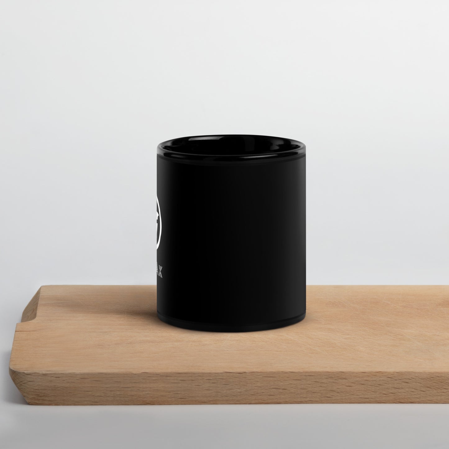 Unstax Black Glossy Mug