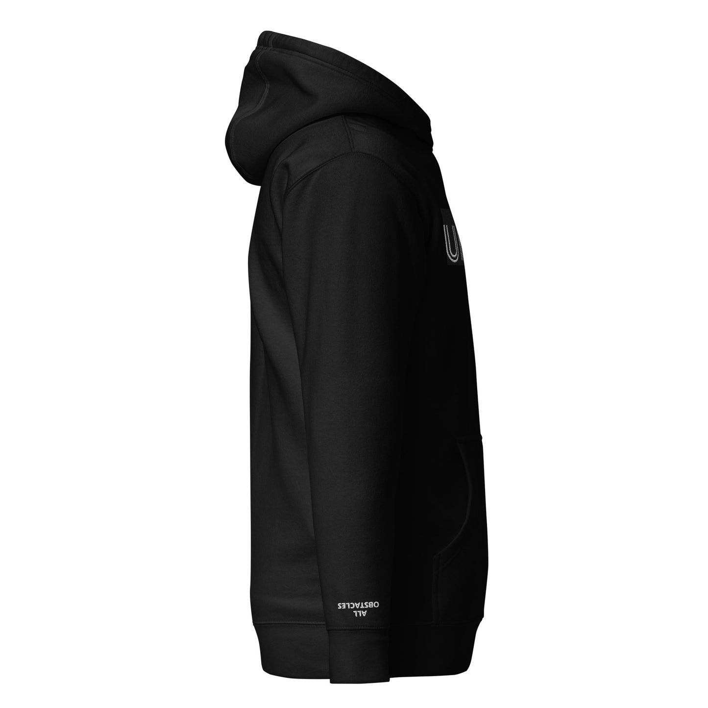 Unstax The Obstacles Embroidered Unisex Hoodie