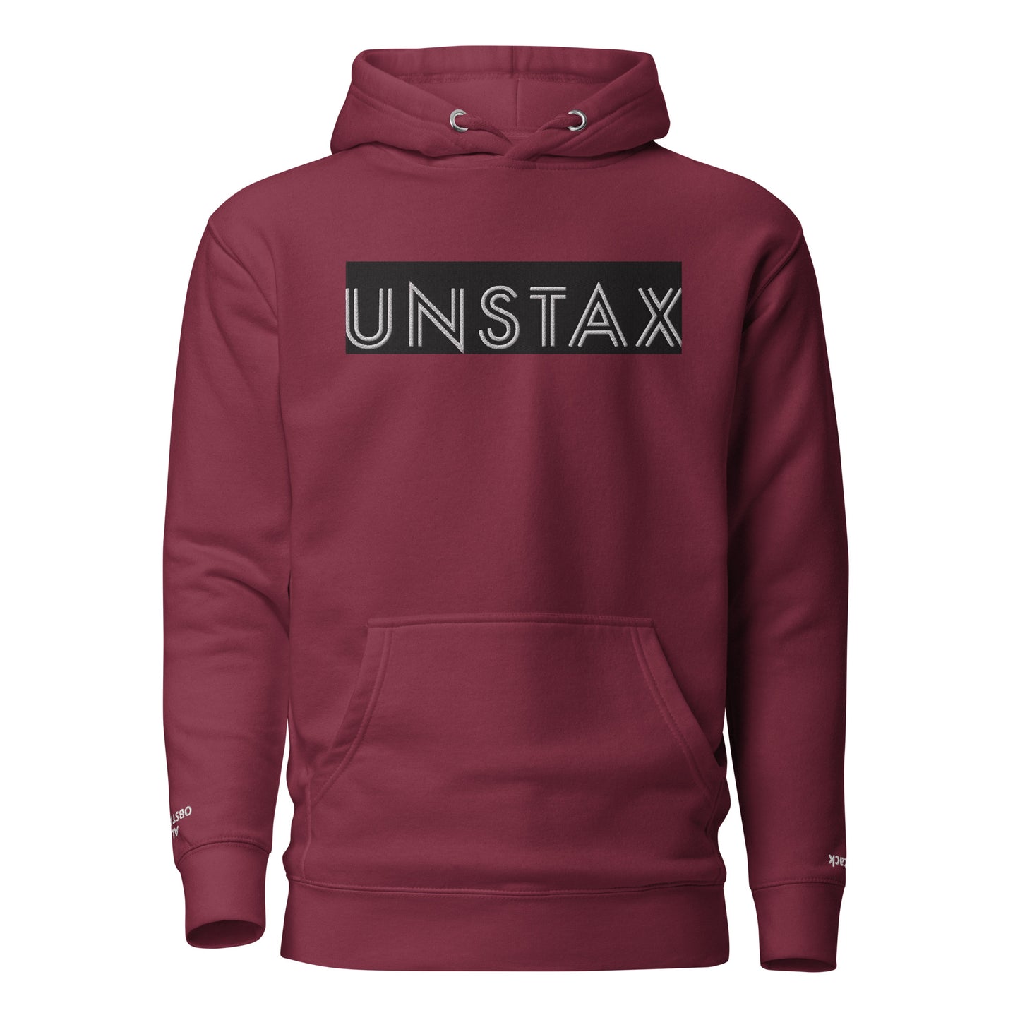 Unstax The Obstacles Embroidered Unisex Hoodie