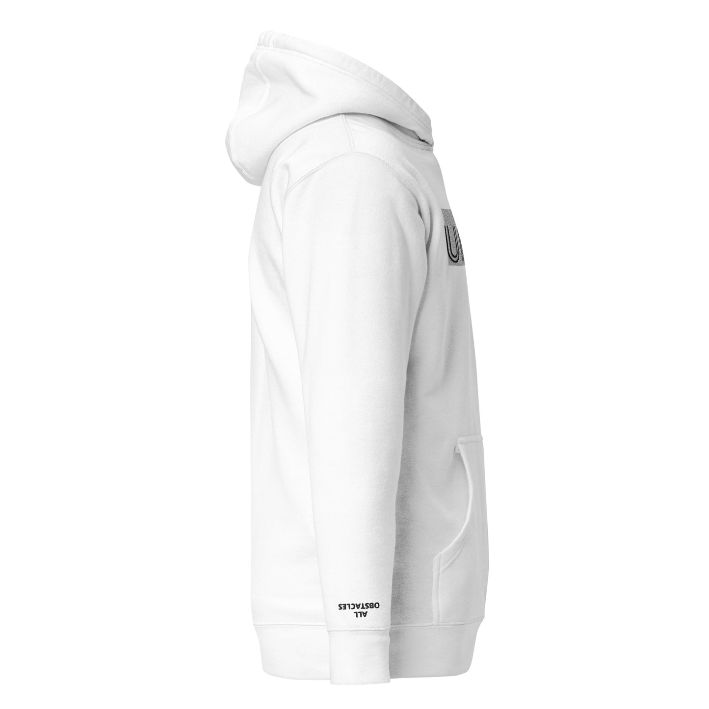 Unstax The Obstacles Embroidered Unisex Hoodie