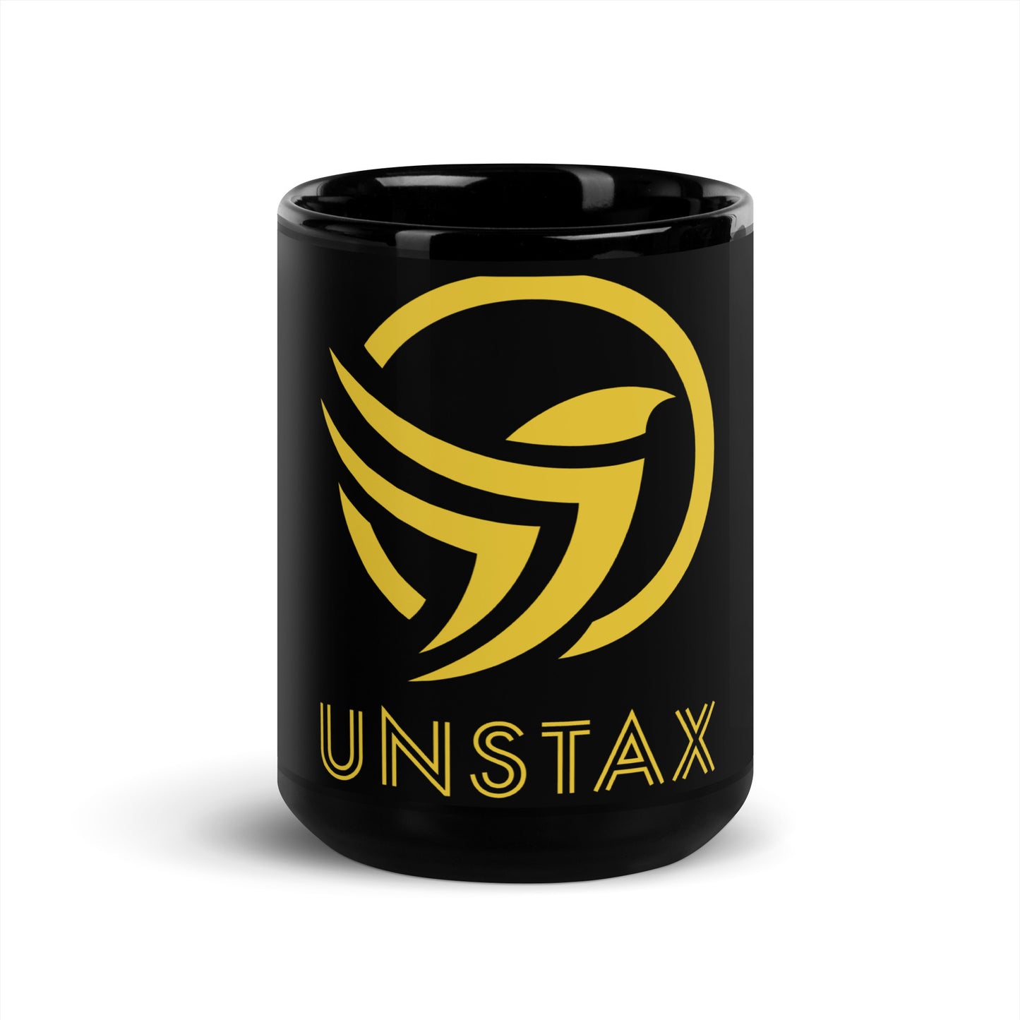 Unstax Black Glossy Mug