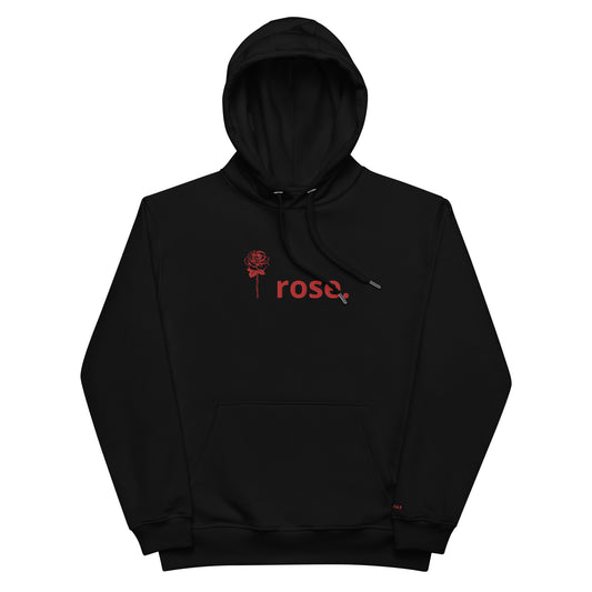 I Rose. Red Print Premium eco hoodie