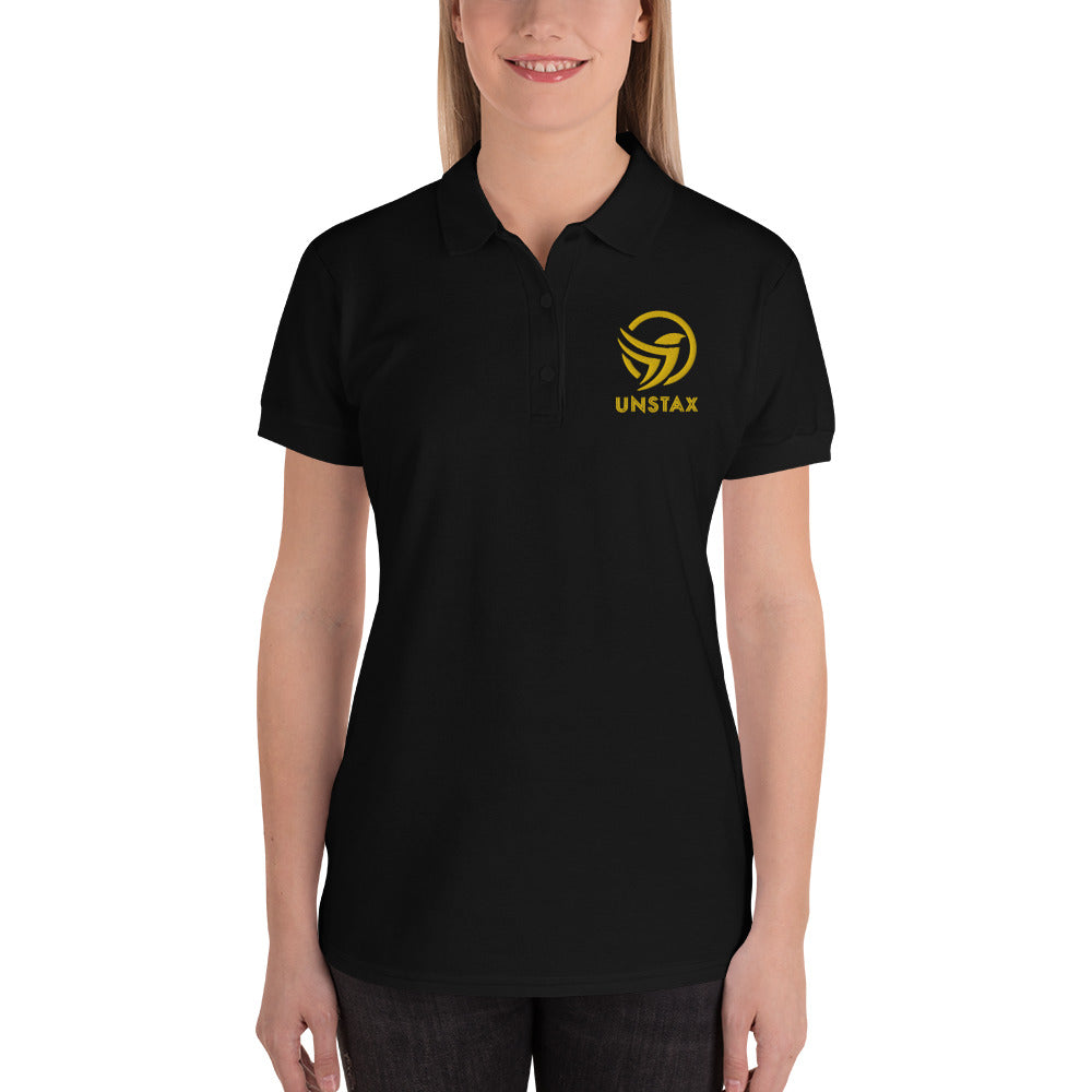 Embroidered Unstax Women's Polo Shirt