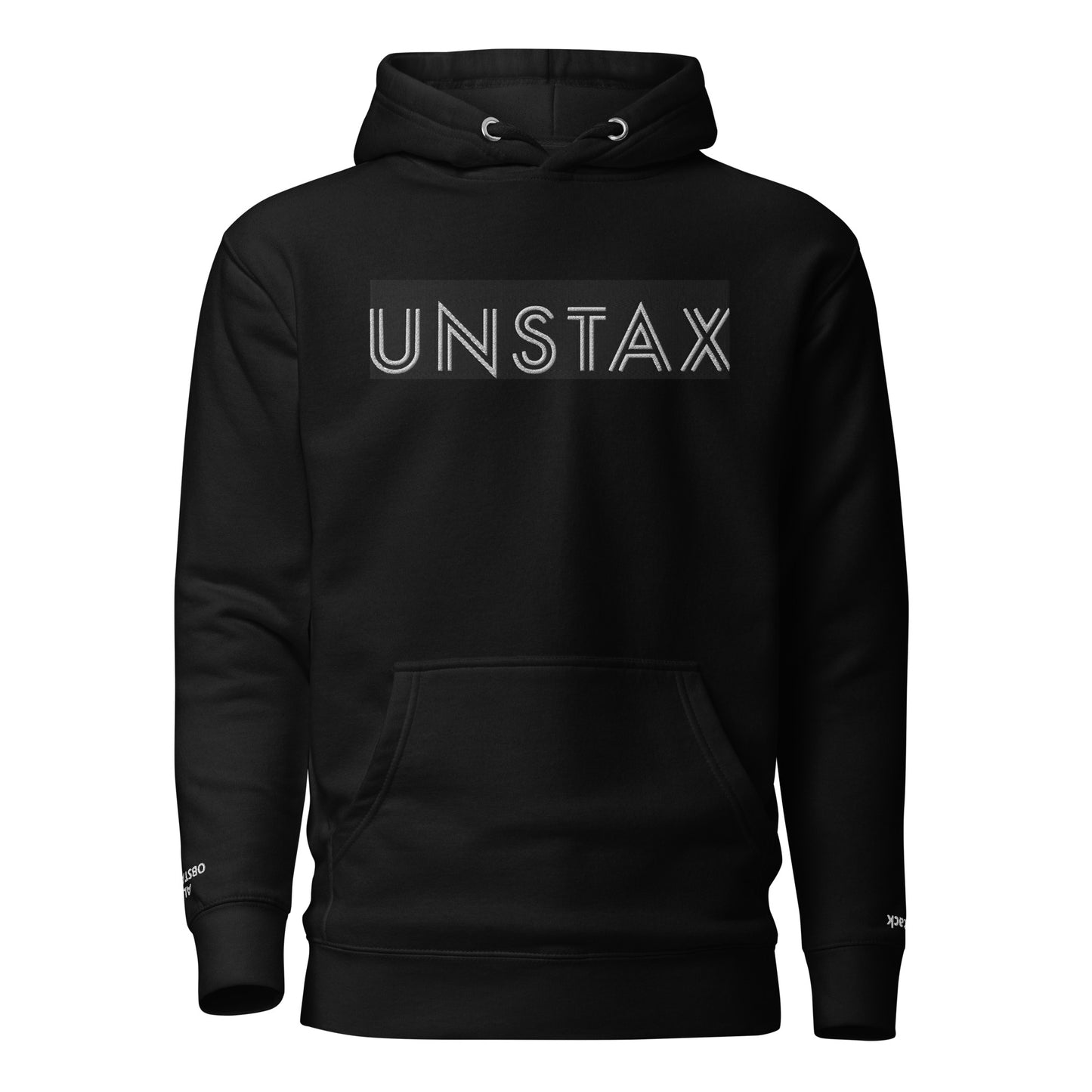 Unstax The Obstacles Embroidered Unisex Hoodie
