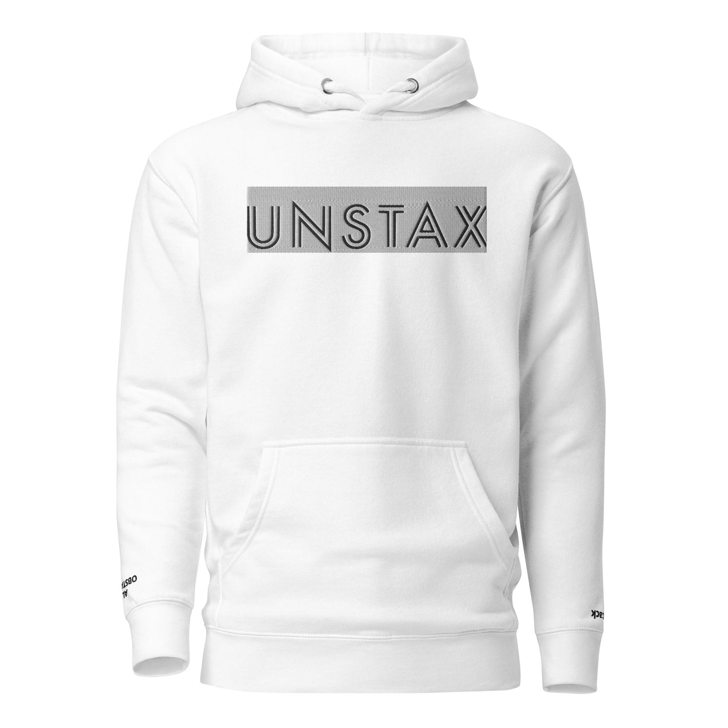 Unstax The Obstacles Embroidered Unisex Hoodie